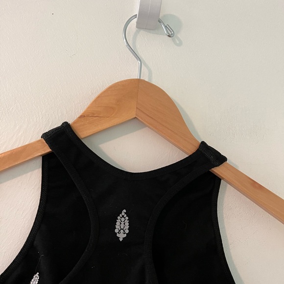 Free People Movement Black Cut Out Every Single Time Sports Bra - Picture 10 of 10